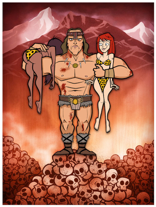 Illustration for article titled R-Rated Movies Reimagined as Goofy Children's Cartoons